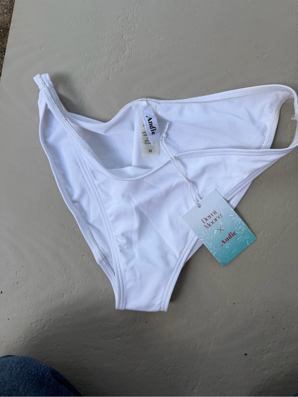 Andie White High-Cut Bikini Bottom